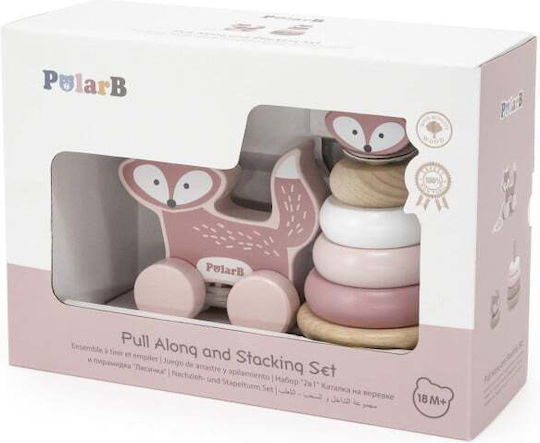 Viga Toys Παιχνίδι Πυραμίδα από Ξύλο για 18+ Μηνών