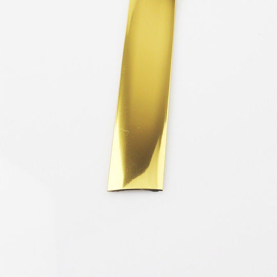 Selbstklebende Ornamentrolle 10mm x 15m Gold-Chrom-Farbe