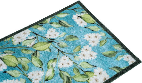 Sdim Fußmatte Teppich mit rutschfester Unterlage 159 Wild Flowers 40x60cm Dicke 5mm