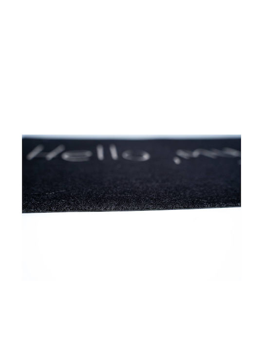 Sdim Entrance Mat Carpet with Anti-slip Backing 050 Black 50x75cm Thickness 8mm