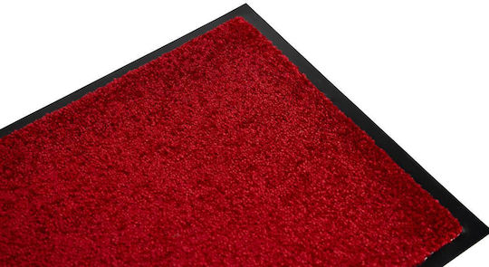 Sdim Fußmatte Teppich mit rutschfester Unterlage Memphis 015 Red 60x80cm
