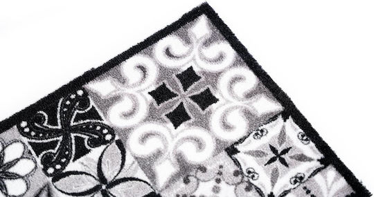 Sdim Fußmatte Teppich mit rutschfester Unterlage 155 Portugese Tiles 40x80cm Dicke 8mm