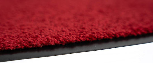Sdim Fußmatte Teppich mit rutschfester Unterlage Memphis 015 Red 80x120cm
