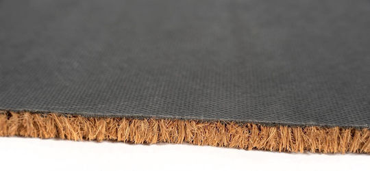 Sdim Entrance Mat made of Coir with Anti-slip Backing Trend-XS 006 Home Brown 26x75cm Thickness 15mm