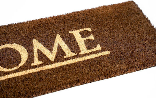Sdim Entrance Mat made of Coir with Anti-slip Backing Trend-XS 006 Home Brown 26x75cm Thickness 15mm