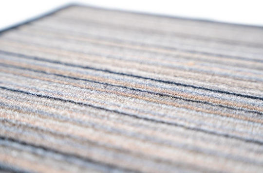 Sdim Eingangsmatte Teppich Rutschfeste Unterseite Impression 867 Linien Cappuccino 40x60cm Dicke 5mm
