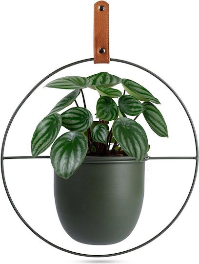 Plant Pot Metal Green