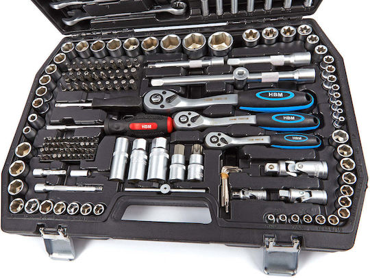 HBM Machines Ratchet & Socket Sets with Nuts