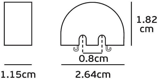 VK Lighting Endkappe für Leuchten 77161-598640