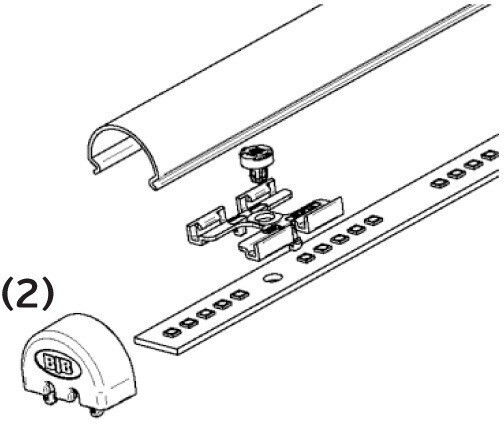 VK Lighting Endkappe für Leuchten 77161-598640