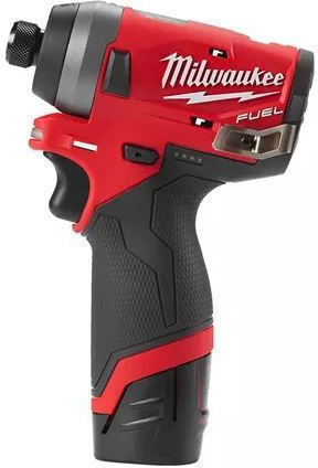 Milwaukee M12 CHCID-402B Set Impact Screwdriver & Hammer 12V with 2 Batteries 4Ah and Case
