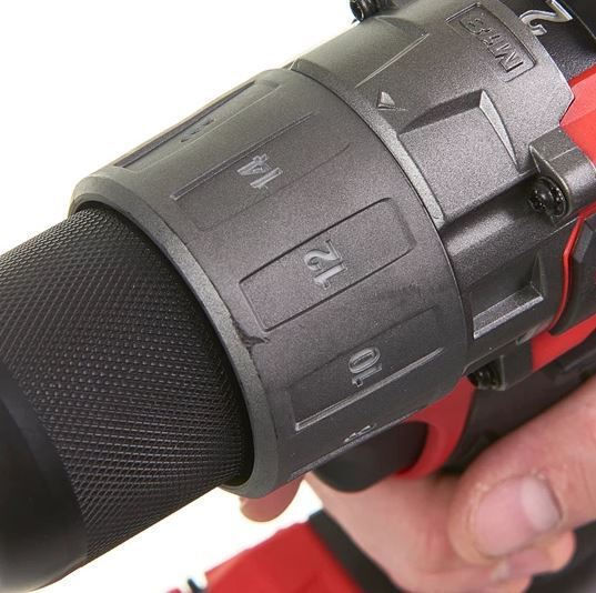 Milwaukee FPP4C2-553P Set Angle Wheel & Impact Drill Driver & Impact Screwdriver & Hammer 18V with 3 Batteries 5Ah - 5.5Ah and Case