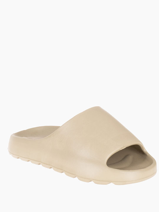 Men's Slides Beige