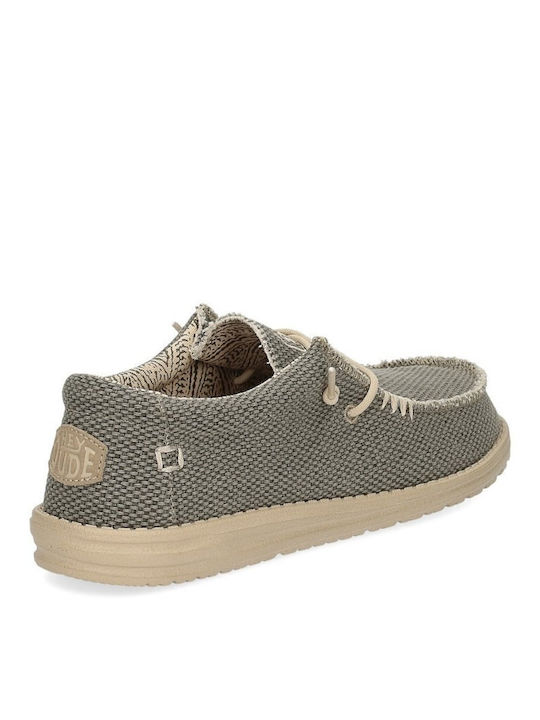 Wally Braided Men's Moccasins Green