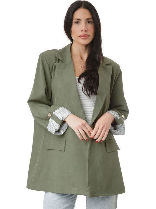 Silia D Damen Blazer khaki skk-25-2461 (khk)