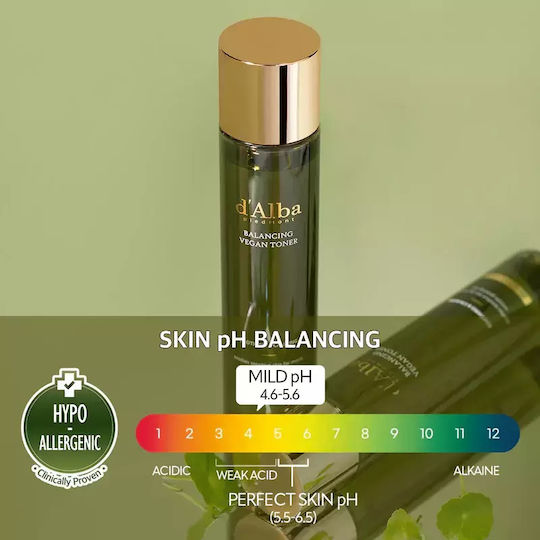 d'Alba d'Alba Gesichtswasser mit Centella Asiatica, Panthenol und Hyaluronsäure 150ml