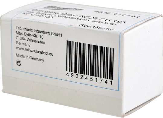 Milwaukee 4932451741 Μητρες Ακροδεκτων Nf22 Hcct 185mm Mw
