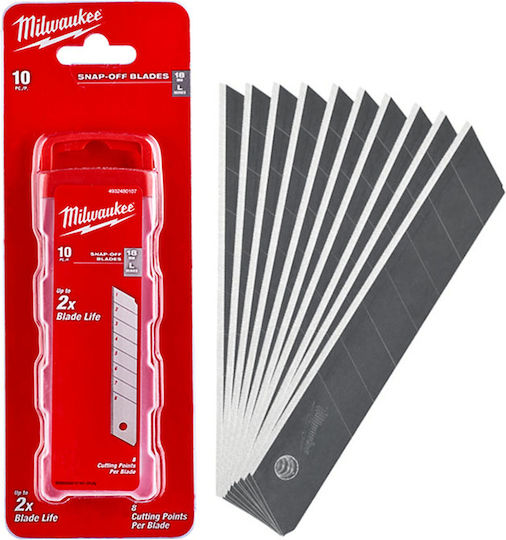 Milwaukee Cutter Blade 18mm 10pcs