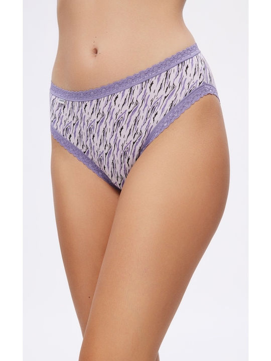 Βαμβακερά Γυναικεία Slip 3Pack Λιλα