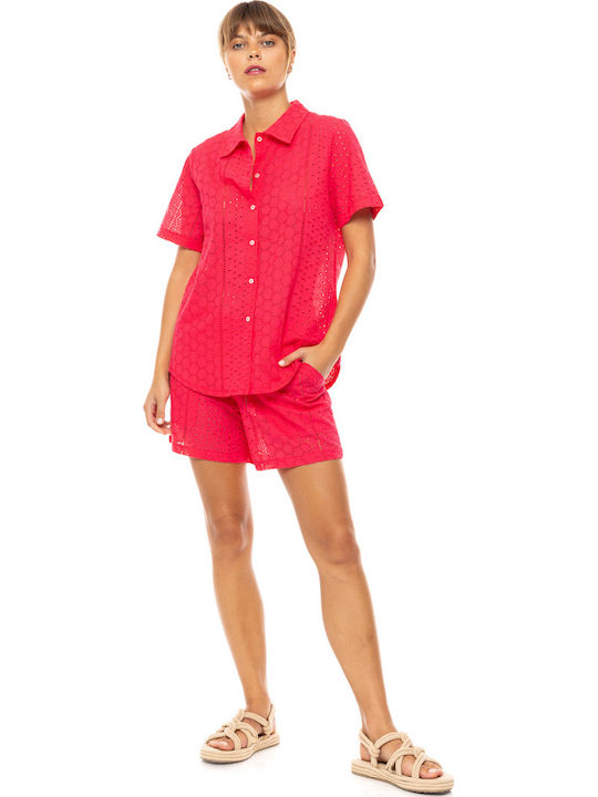 Beachwear Embrodery Coral Bn-306 Bn-306-coral Coral Beachwear Embrodery Coral Bn-306 Bn-306-coral Coral