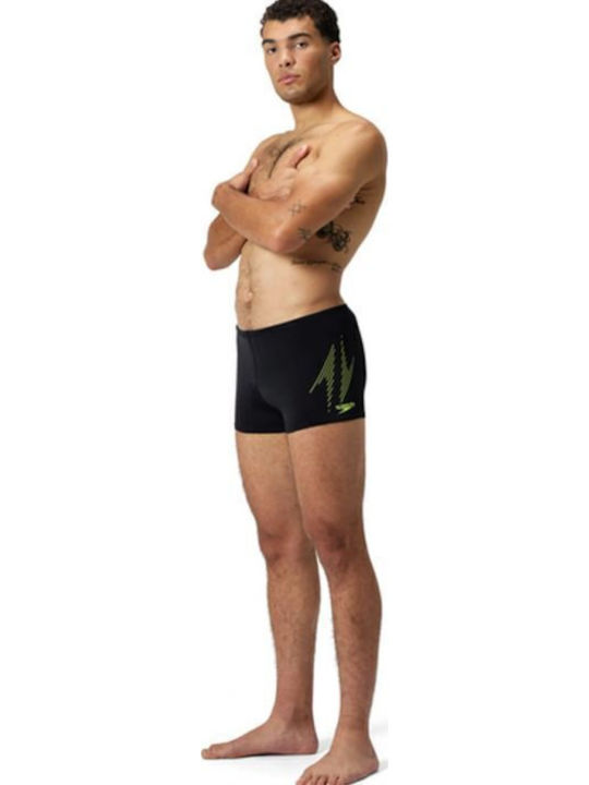 Hyperboom Placement Aquashort Men's Swimwear Shorts Black/hyper Yellow