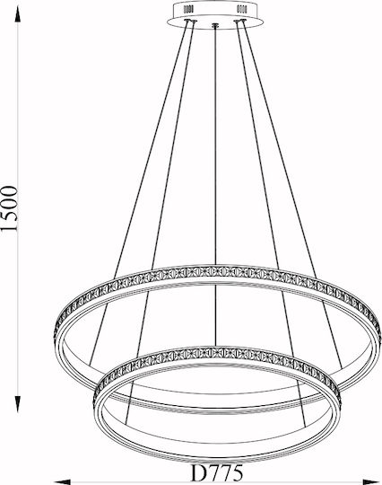 Sun Light Висящо осветително тяло Златист 77.5x150x77.5см. Sun Light Висящо осветително тяло Златист 77.5x150x77.5см.