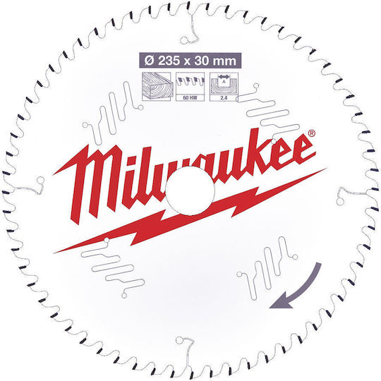 Milwaukee S235x30/60z Δίσκος Κοπής Μετάλλου