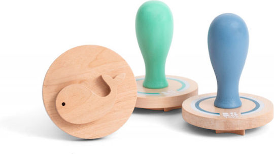 BS Toys Σφραγίδες Wooden Sand για Παιδιά 1.5+ Ετών