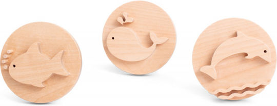 BS Toys Σφραγίδες Wooden Sand για Παιδιά 1.5+ Ετών