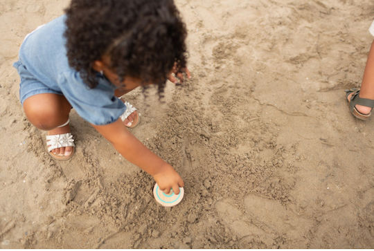 BS Toys Σφραγίδες Wooden Sand για Παιδιά 1.5+ Ετών