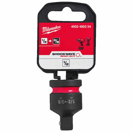 Milwaukee Adapter with Socket 1/2'' and Output 3/8''