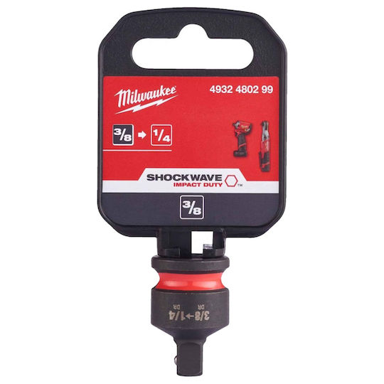 Milwaukee Αντάπτορας με Υποδοχή 3/8'' και Έξοδο 1/4''
