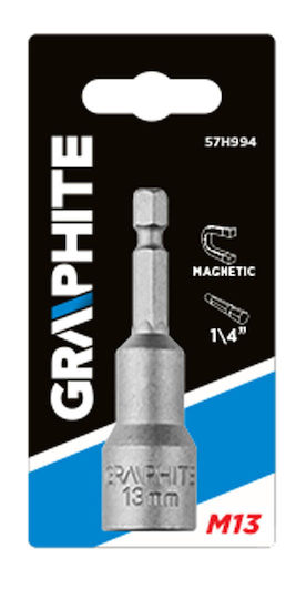Graphite Adapter mit Aufnahme HEX und Ausgang 1/4''