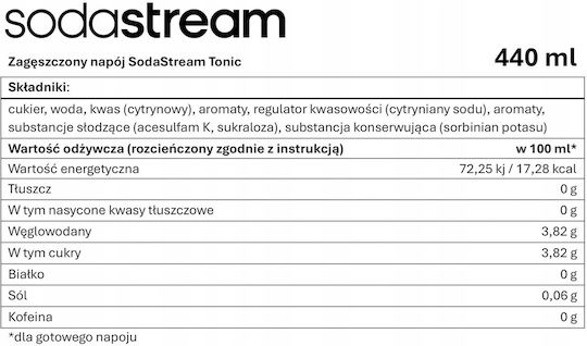 2x Sodastream Tonic Syrup + Pepsi Cola Concentrate Soda Maker