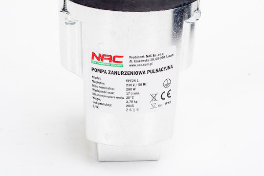 NAC Vpe28-l Αντλία Νερού 0.37hp