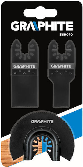 Graphite Multitool Blades 3pcs 56H070