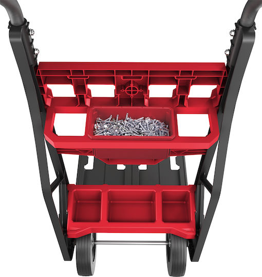 Milwaukee Transport Trolley Packout Foldable for Weight Load up to 180kg Red