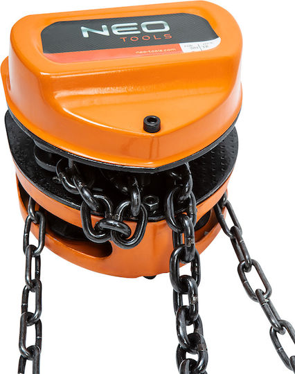 Neo Tools Palan cu lanț pentru o Încărcătură cu Greutate de până la 3t în Culorea Portocaliu