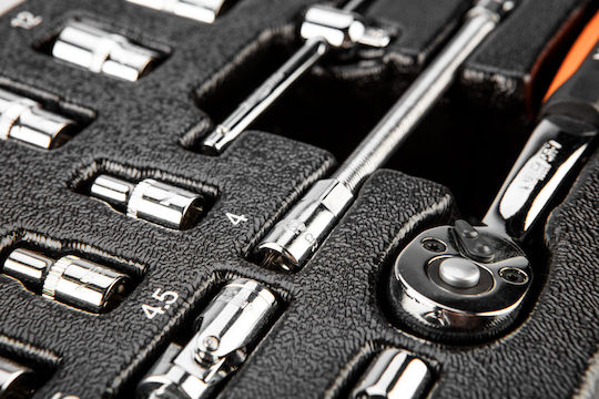 Neo Tools Καστάνια με Καρυδάκια 1\4" 19τμχ