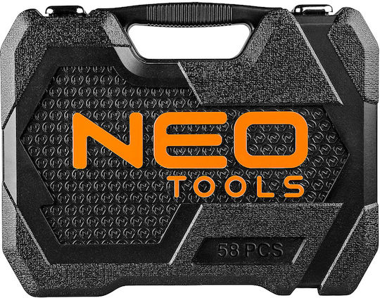 Neo Tools Καστάνια με Καρυδάκια 1\2" 58τμχ