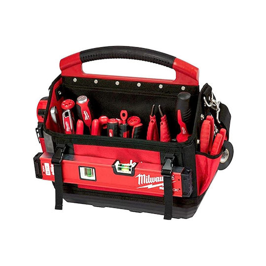 Milwaukee Packout Open Top Hand Tool Bag Red