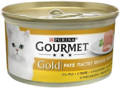 Gourmet Hrană Umedă pentru Pisici Adulte în Conservă cu Pui și Meat 24x85gr