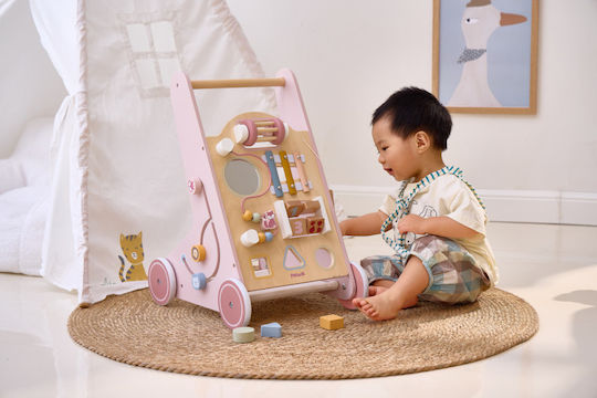Viga Toys Lauflernhilfe für 12++ Monate Rosa
