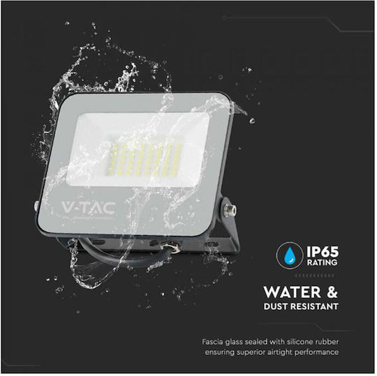 V-TAC Waterproof LED Floodlight 30W Natural White 4000K IP65