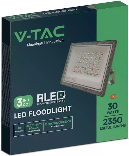 V-TAC Στεγανός Προβολέας LED 50W Ρυθμιζόμενο Λευκό IP65