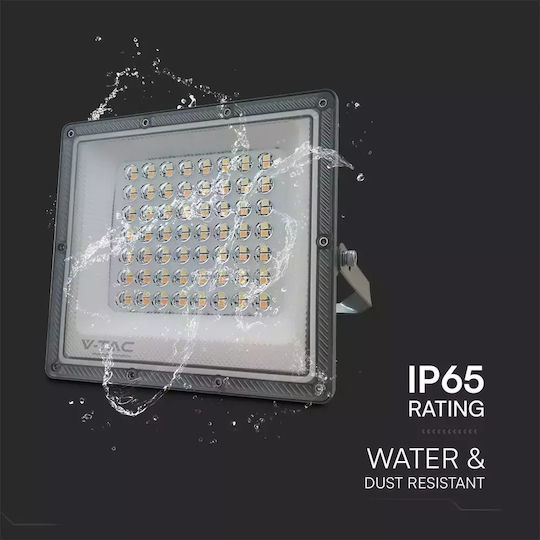 V-TAC Στεγανός Προβολέας LED 50W Ρυθμιζόμενο Λευκό IP65