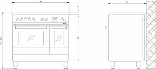Lofra Commercial Restaurant Range
