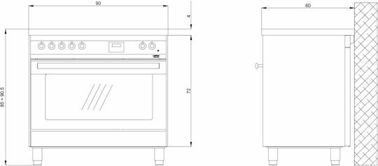 Lofra Commercial Restaurant Range
