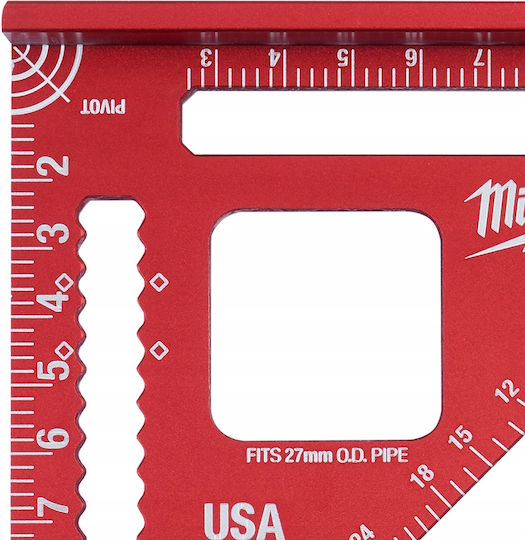 Milwaukee Carpenters Angle Ruler 18cm / Machinists