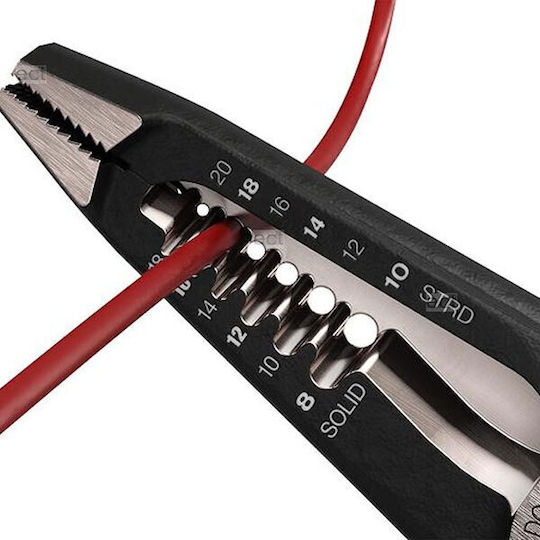 Milwaukee Cable Stripper Pliers with Cutter and 230mm Length 7 Functions